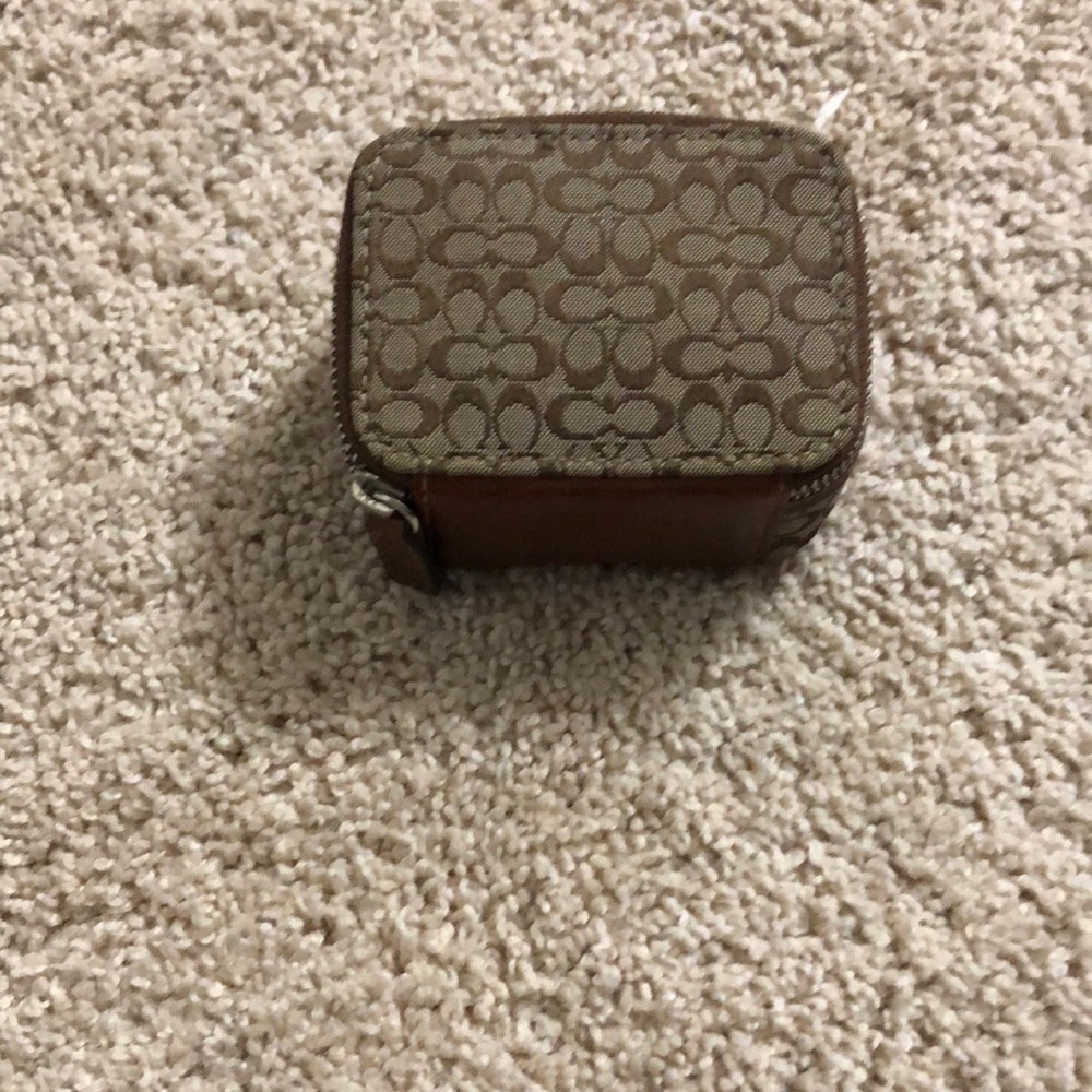 Coach travel pill case